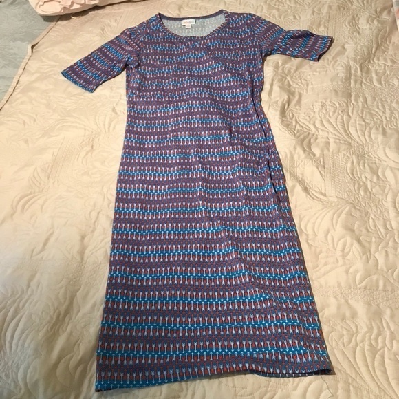 NWOT LuLaRoe Julia Dress XS - Picture 4 of 5